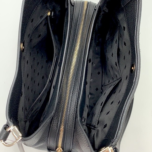 Kate Spade Leila Tweed Medium Triple Compartment Shoulder Bag Tote - Picture 13 of 16